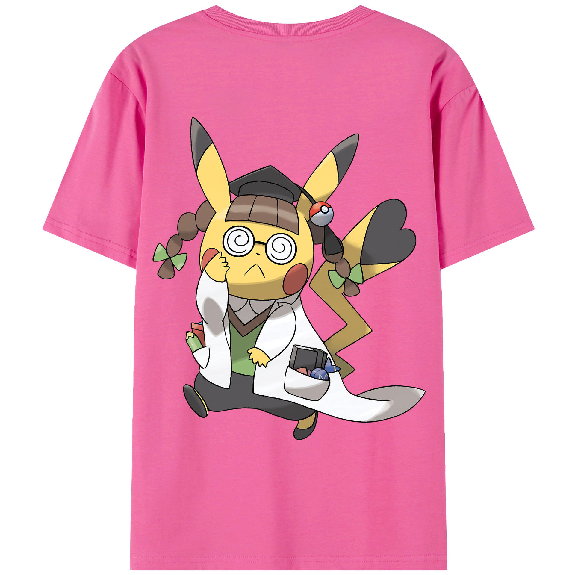 （画像用） ポケットモンスター Pokémon レディース半袖Tシャツ(バックプリント)
